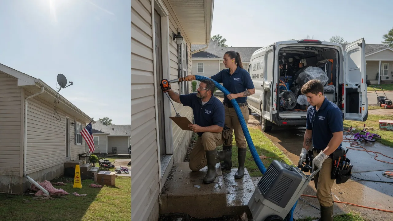 Ceiling Water Damage Restoration in Tunas, MO near me